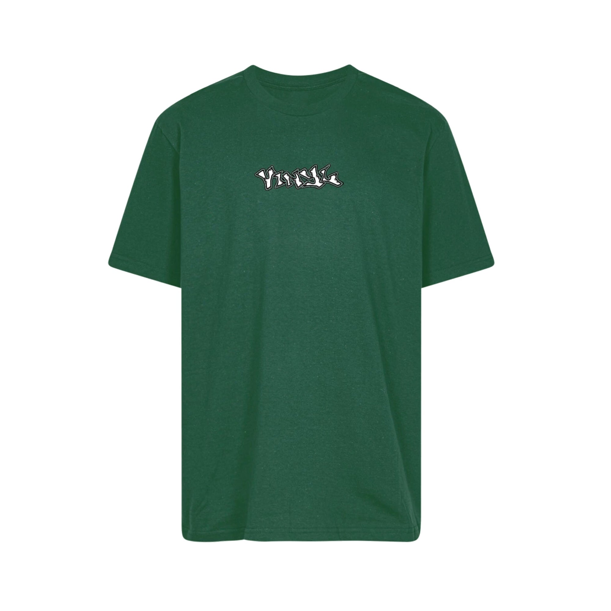 Vinyl Graffiti Logo Forest Green