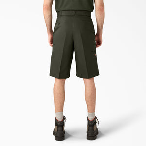 Dickies Mens 13" Multi-Pocket Work Short -(olive green)