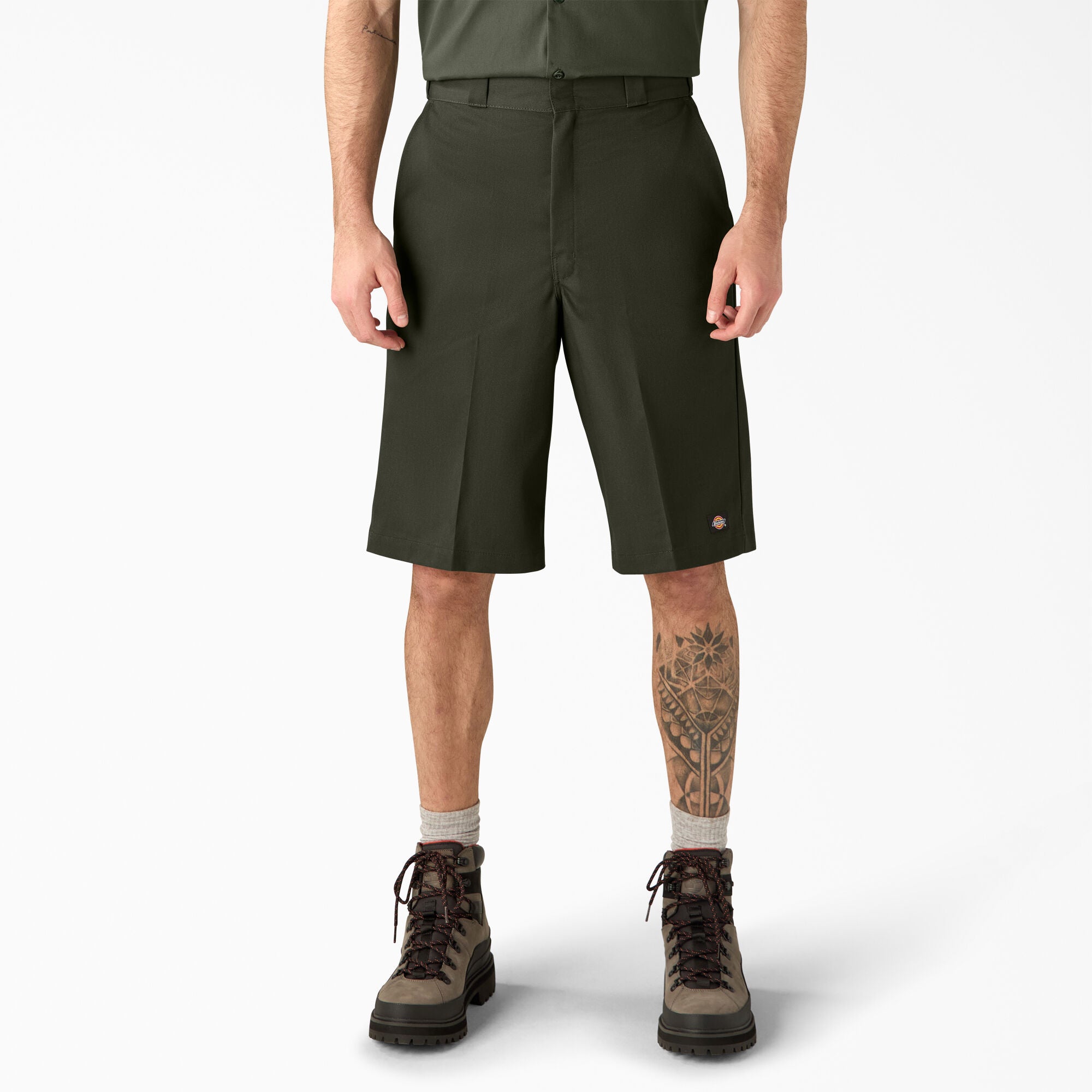 Dickies Mens 13" Multi-Pocket Work Short -(olive green)