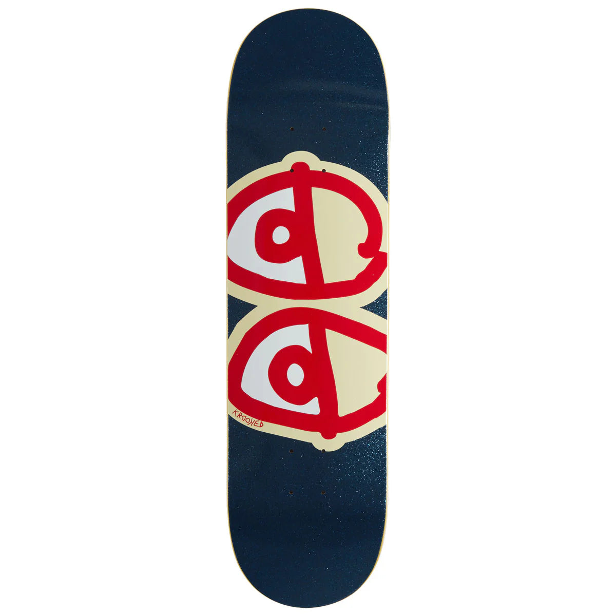 Krooked Team Eyes Glitter Deck - (8.5)