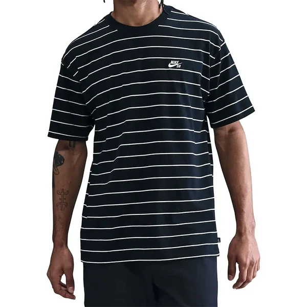Nike SB Max 90 Stripe Skate T-Shirt - (Black)