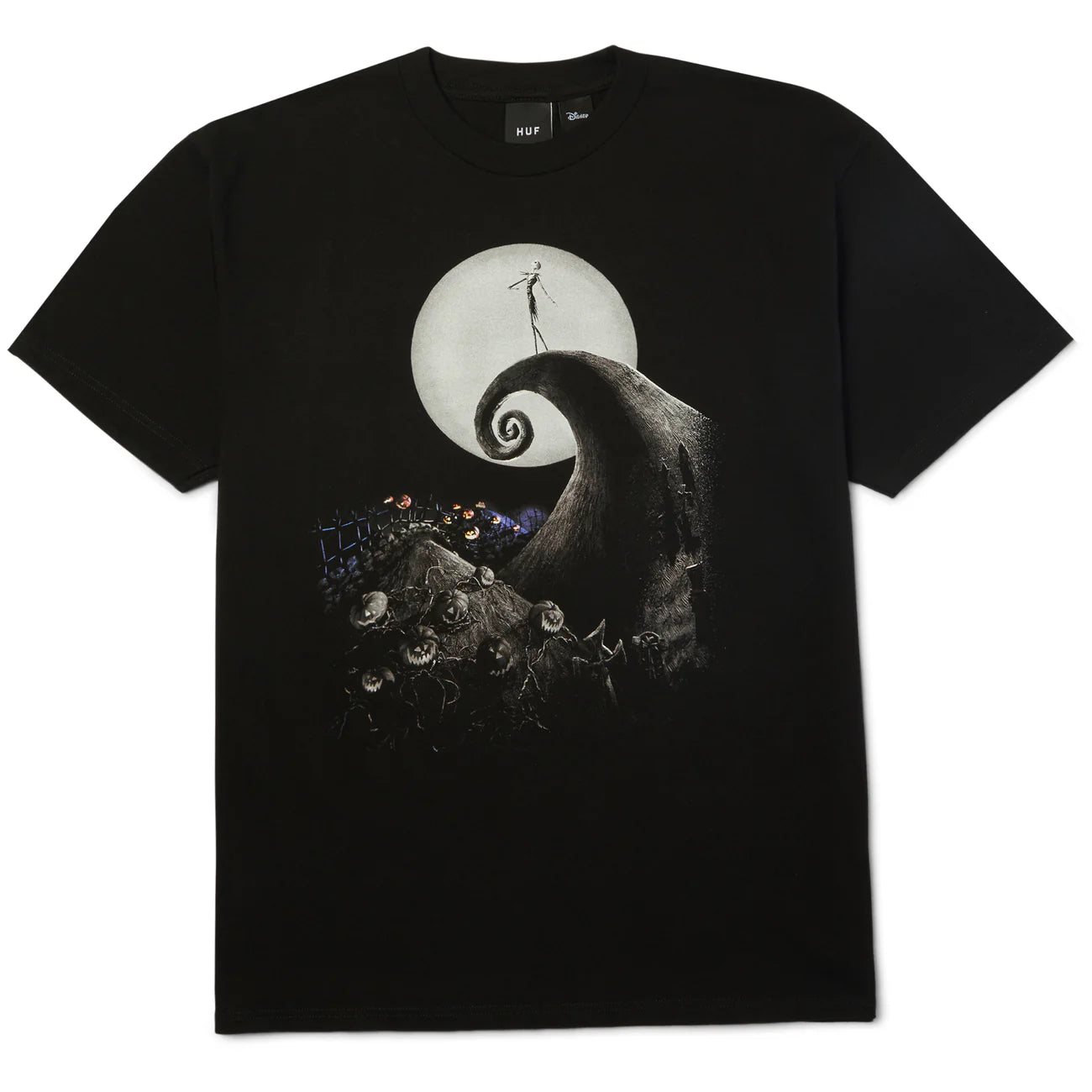 HUF Spiral Hill S/S T-SHIRT (Black)