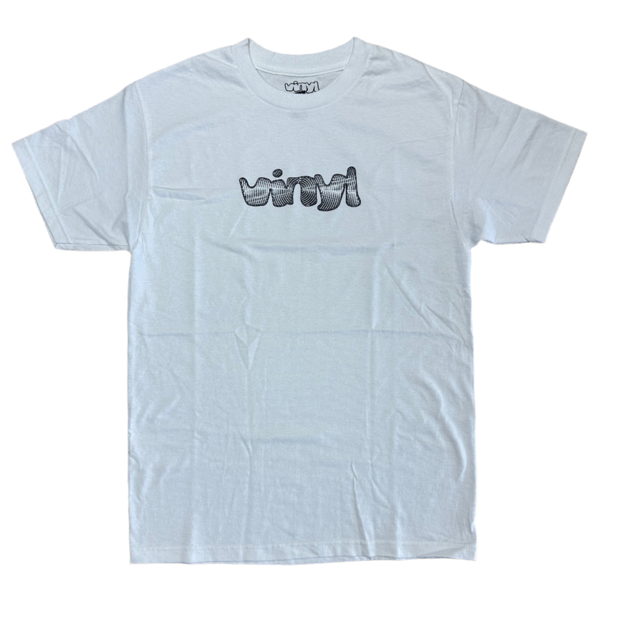 Vinyl Skateboards Spiral Logo Tee - (White)
