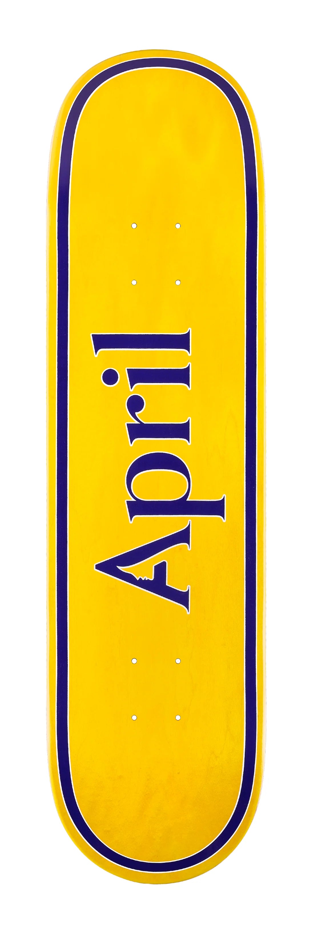 April OG Logo Yellow Purple Deck - 8.38