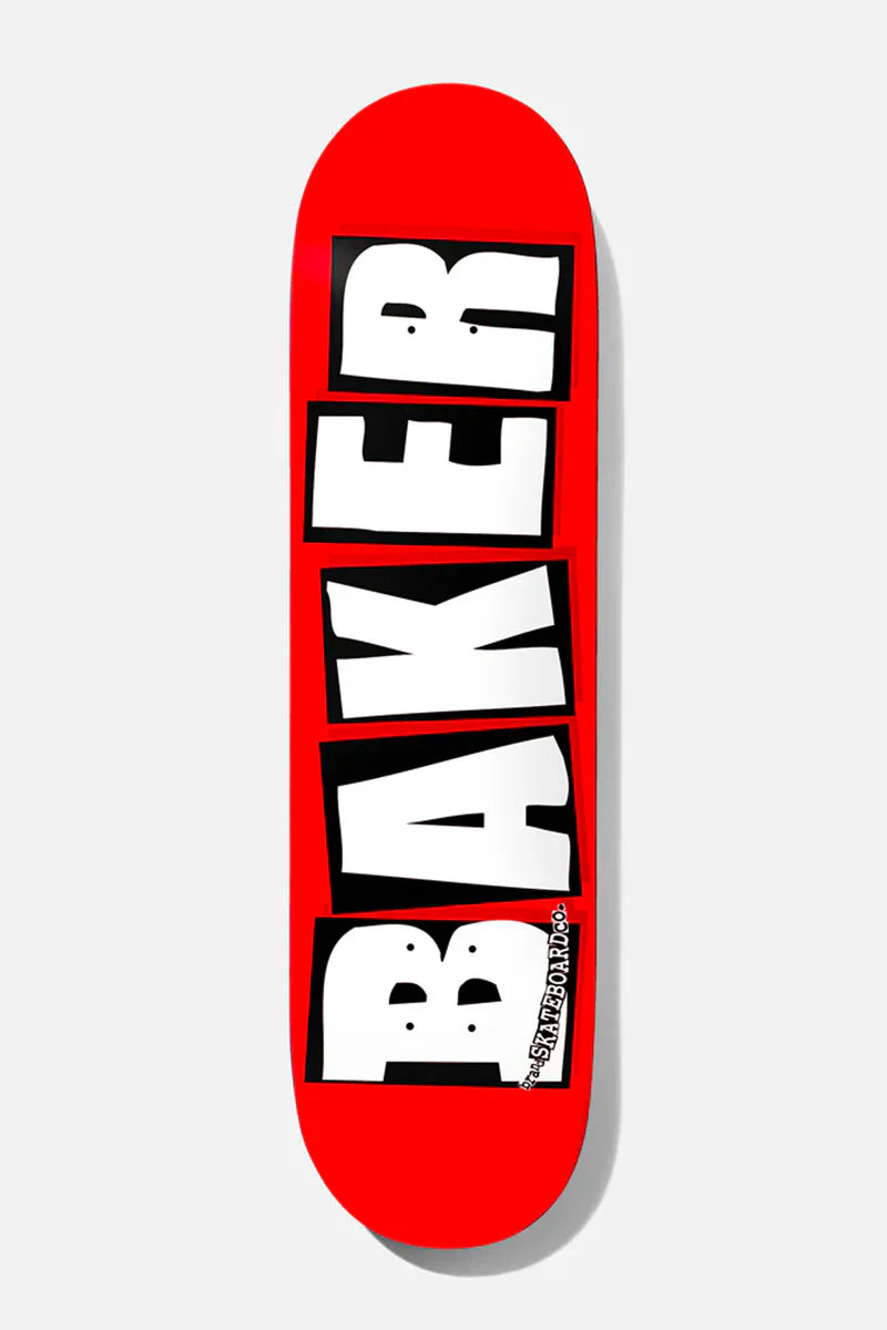 Baker Brand Logo Deck White - (8.0)