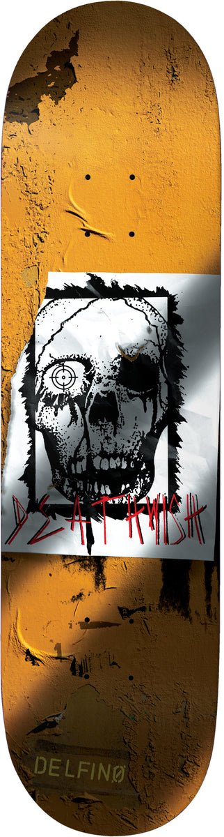 Deathwish Delfino Torn Deck - (8.25)