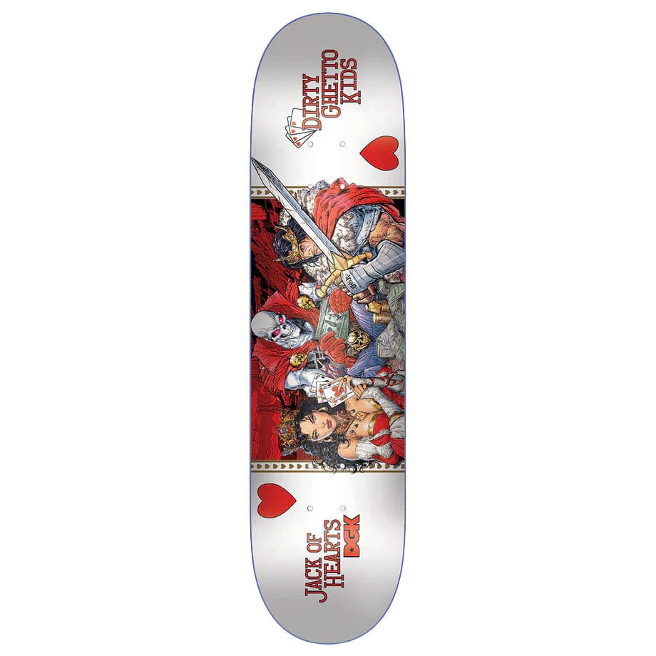 DGK Jack Of Hearts Curtin Deck-(8.25/8.5)