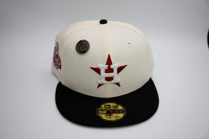 New Era Houston Astros WS22 59Fifty Fitted - (Chrome / Black-Rust)