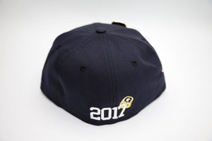 New Era Houston Astros WS17 Ring 59Fifty Fitted - (Navy / Metallic Gold)