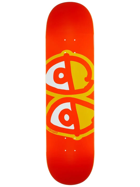 Krooked Team Eyes Orange Deck - (8.25)