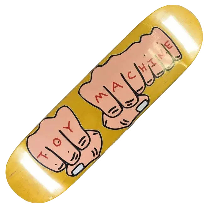 TOY MACHINE FIST DECK ASST.STAINS GRAPHIC-8.5