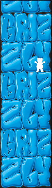 Grizzly griptape Inflatable (Blue)
