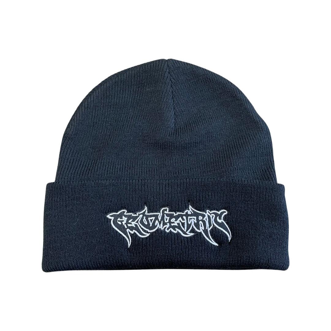 Geometric Tribal Beanie - (Black)